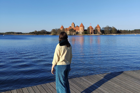 From Vilnius: Trakai Eco-Friendly Half Day Trip By Train