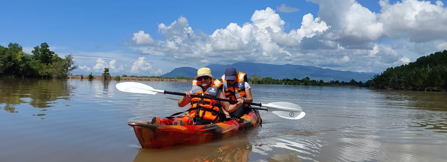 Visite guidée d'une demi-journée en kayak dans la forêt de mangroves vertes