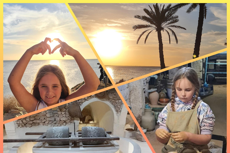 Authentic Djerba: Underground Oil Mill, Palm Grove, Pottery & Mosque