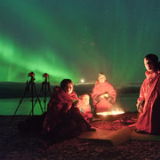 Kiruna: Northern Light Photo Tour with Equipment
