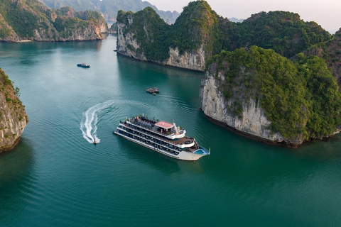 Vanuit Hanoi: Bezoek Halong Bay in 3 dagen met een 5-sterren cruiseGroepsreis