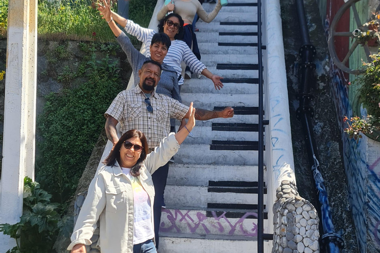 Santiago: Viña del Mar + Casa Blanca Valley + Valparaiso Heritage Tour