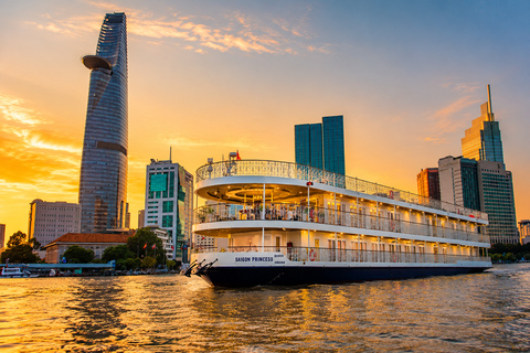 Ho Chi Minh City: Saigon River Dinner & Night Cruise Dinner On Cruise Without Hotel Transfer
