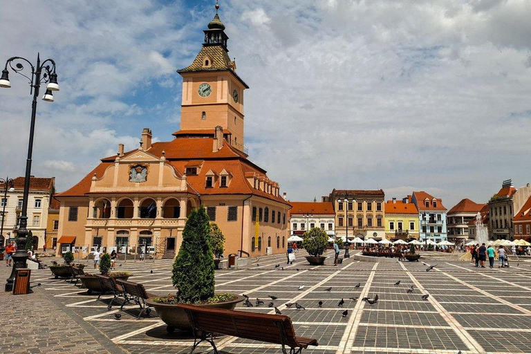 Bukarest - en dag Dagsutflykt till Peleș slott, Draculas slott och Brașov