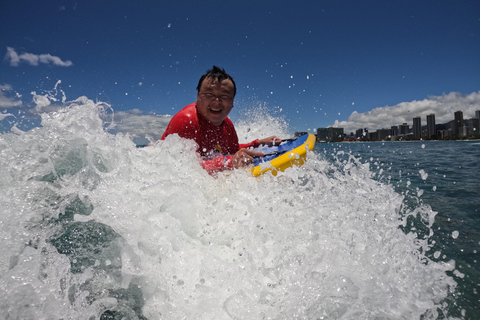 Bodyboard Lesson in Waikiki, 3 or more students, 13+