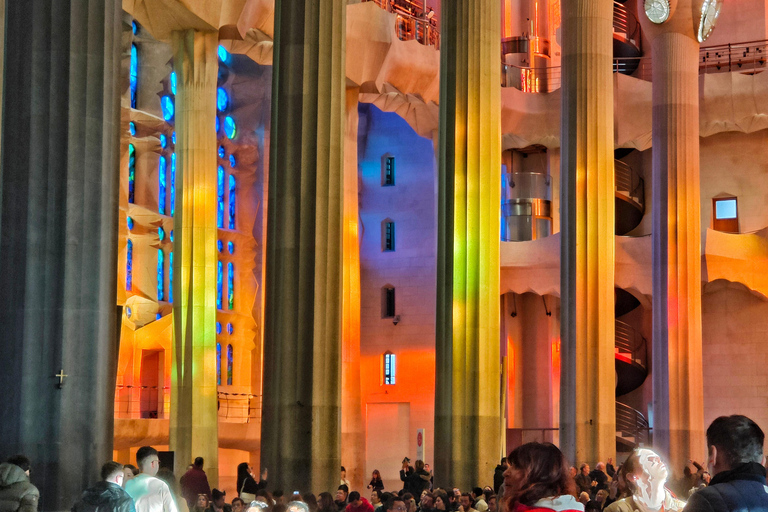 Visite privée de la Sagrada Familia avec billet d'entrée en anglais