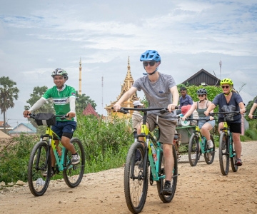 Phnom Penh Tour de medio día en bicicleta por las Islas de la Seda
