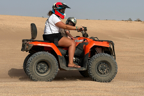 Agadir: Quad Bike Desert & beach tour with Sandboarding Single quad ride (1person per quad)