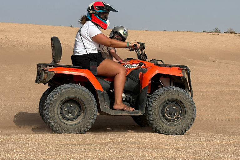 Agadir: Quad Bike Desert & beach tour with Sandboarding Single quad ride (1person per quad)