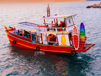 Ko Tao: Tao-Nangyuan Excursión de un día de buceo con comidas y puesta de sol