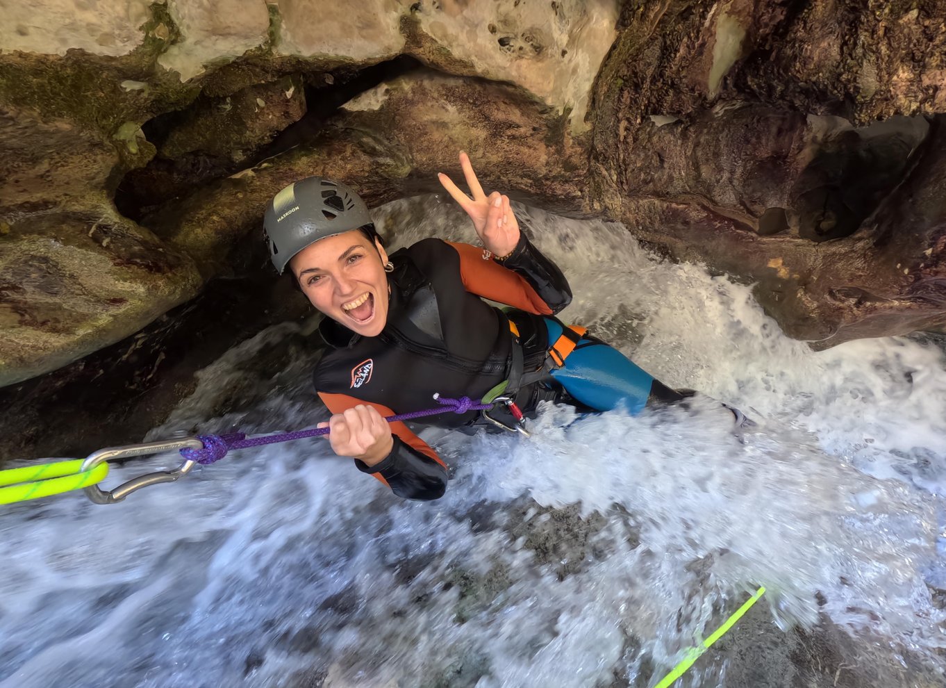 Fra Granada: Rio Verde Canyoning Tour med frokost