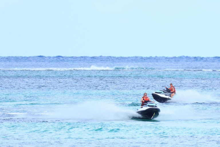 From Cancún: Maroma Beach Snorkel and Waverunner Tour