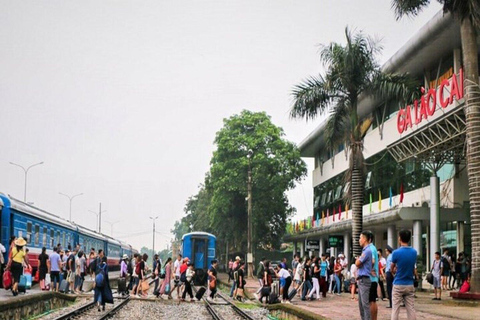Sleeping Train Railway between Ha Noi and Sapa (Lao Cai) The route Ha Noi to Sapa (Lao Cai)