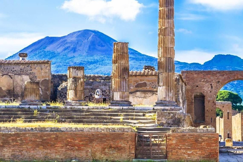 Sorrento: Excursión de un día al Vesubio con entrada y almuerzo