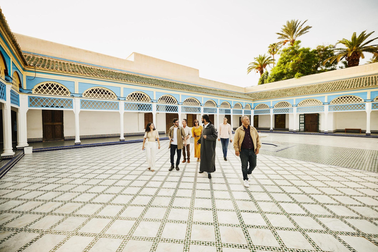 Marrakech: Bahia Palace, Ben Youssef Madrasa & Secret Garden English: Shared Group Guided Tour - From the Meeting Point
