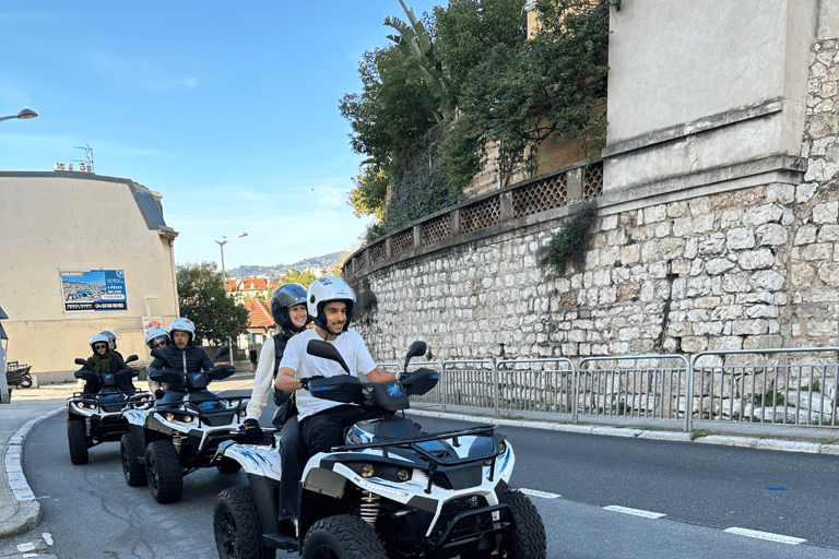 NICE BY ELECTRIC QUAD:panoramic tour from Nice with snack