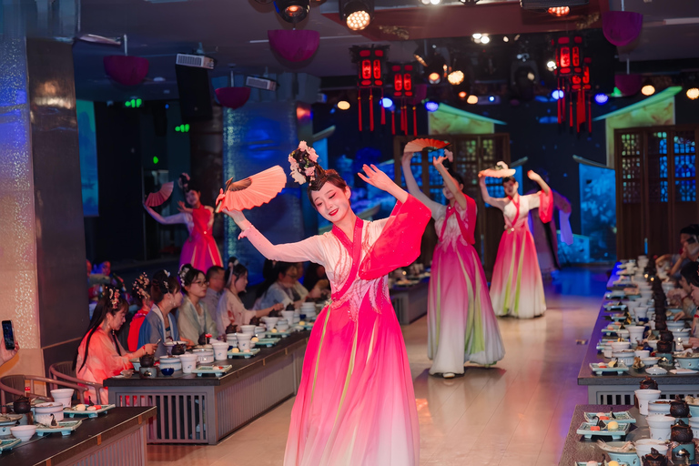 Suzhou: Jiangnan Garden Dining Experience with Pingtan Show Regular Seat + Makeup （plz to book 2 days in advance）