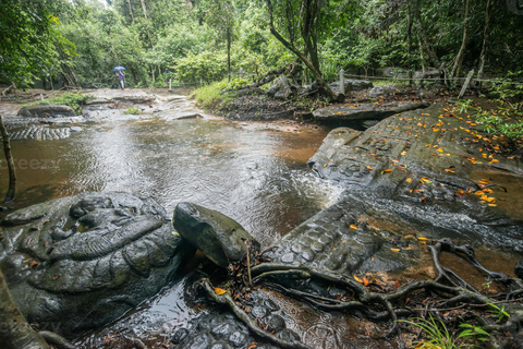 Tour del santuario degli elefanti e del tempio di Banteay Srey in Cambogia