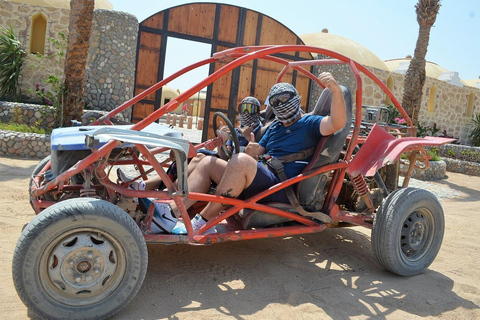 Hurghada: Safari en quad y buggy con cena y espectáculo