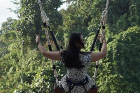 Ubud: Tubing Adventure, two-way Zipline Tour and Bali Swing Tubing + Lunch, MEETING POINT