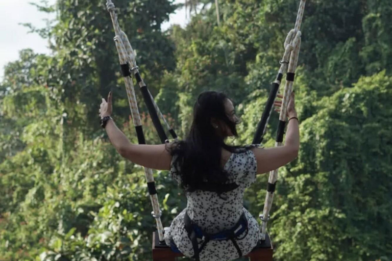 Ubud: Tubing Adventure, two-way Zipline Tour and Bali Swing Tubing + Lunch, MEETING POINT