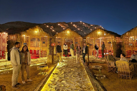 From Cairo: Desert night, Bedouin dinner, coffee & show