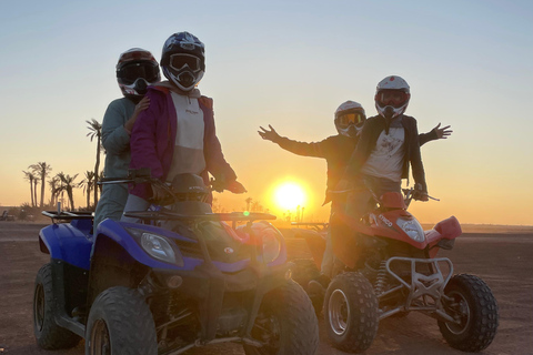 Marrakesh: Private Quad Bike Tour and camel riding in palm