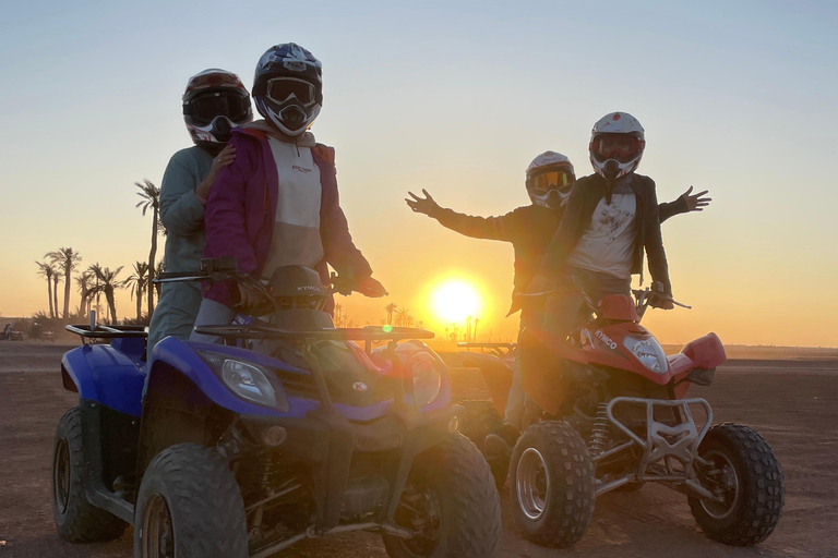 Marrakesh: Private Quad Bike Tour and camel riding in palm