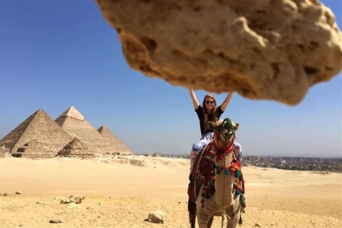 Halvedaagse tour naar piramides van Gizeh & 1 uur durende tocht per Felucca