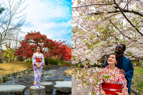 Kyoto: Private Kimono Photoshoot for Couples and Solo