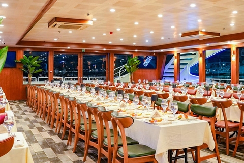 Istanbul Bosphorus Dinner Cruise with Live Shows & Transfer Transfer & Soft Drinks Included Package