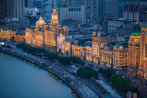 Shanghai City Nya och Gamla temaresa En dags höjdpunkter