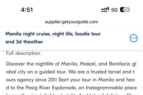 Manila: best shopping districts and Food Parks Guided Tour