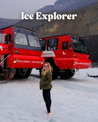 Columbia Icefield, Skywalk, Crowfoot Glacier, and Lakes Tour
