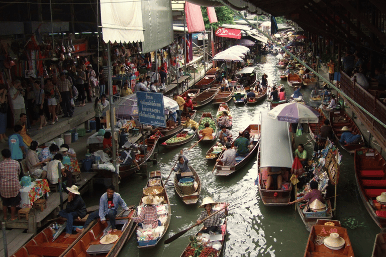 أبرز معالم بانكوك: السوق العائم، وسوق القطارات، ومدينة أيوثايانقطة الالتقاء: منطقة خاو سان