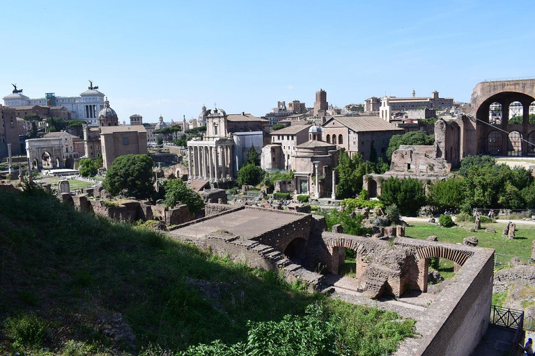 Rom: Colosseum Colosseum, Forum Romanum, Palatinkullen Guidad tur