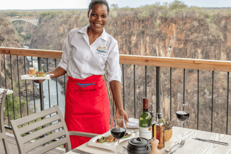 Victoria Falls: Lookout Café Dining Experience (Transfer)