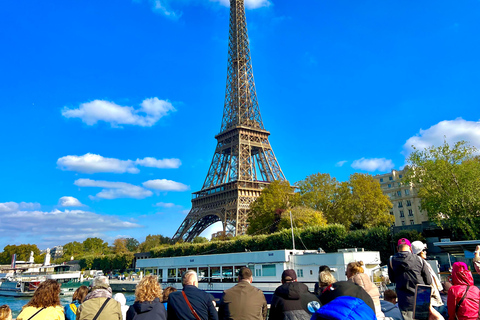 Paris: Illuminated Seine Night Cruise from the Eiffel Tower Paris: Illuminated Seine River Night Cruise & Free Postcard