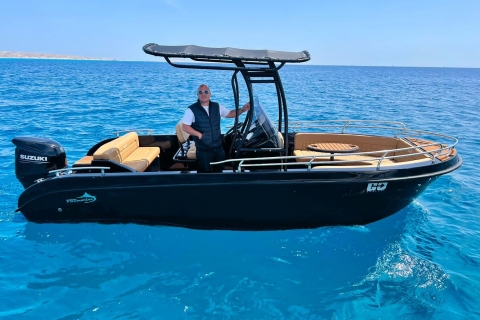 Hurghada: Giftun-eilanden hoppen naar Orange, Paradise en NemoHurghada: eilandenhoppen met speedboot, snorkelen en lunch