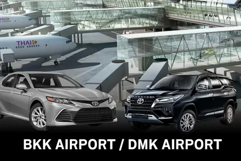 Bangkok : Aéroport Suvarnabhumi de/à l'aéroport Don Muang