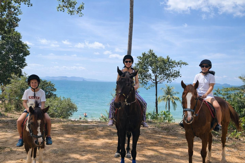 Krabi: Relaxing Horse Ride Along Klong Muang Beach