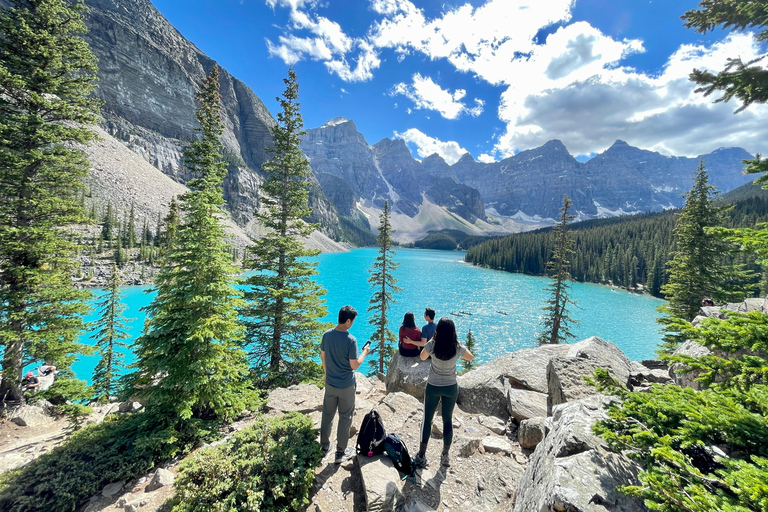 From Banff: Shuttle Service to Lake Louise & Moraine Lake.