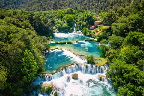 From Split: Krka National Park Day Trip with Boat Ride
