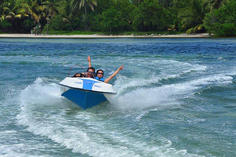 Punta Cana: Aventura de lancha rápida com mergulho com snorkel