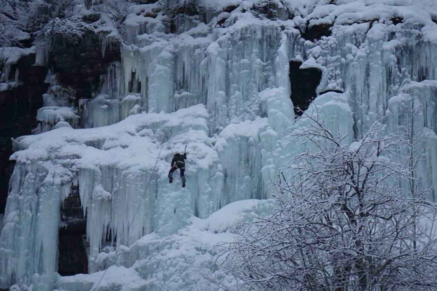 Korouoma Frozen Waterfalls - A Fairy Loop Hike at Canyon