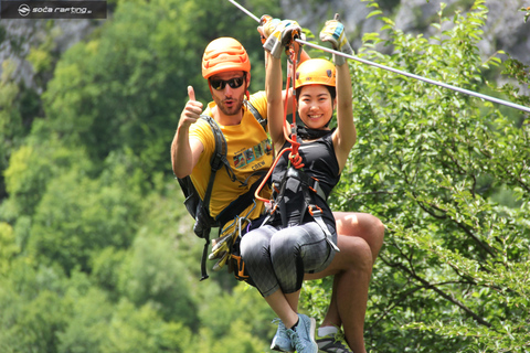 Bovec Zipline/Canyon Učja - Grootste Zipline Park in EuropaGrootste ziplinepark van Europa