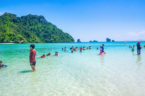 Krabi: Passeio ao pôr do sol nas 7 ilhas com jantar com churrasco e plâncton