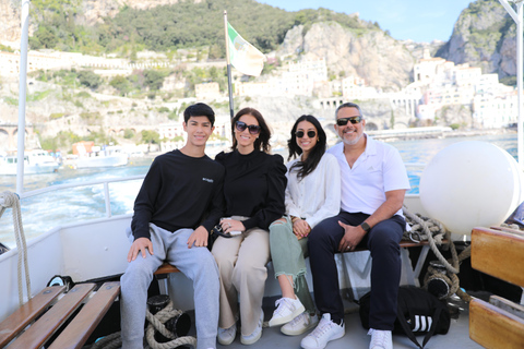 Positano-Amalfi & Pompeii Full Day Trip by Luxury from Rome Group tour