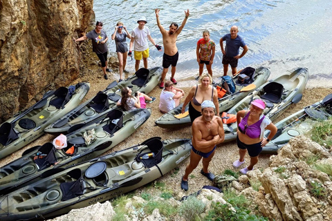 From Zagreb: Adriatic Sea Kayaking Adventure with Guide