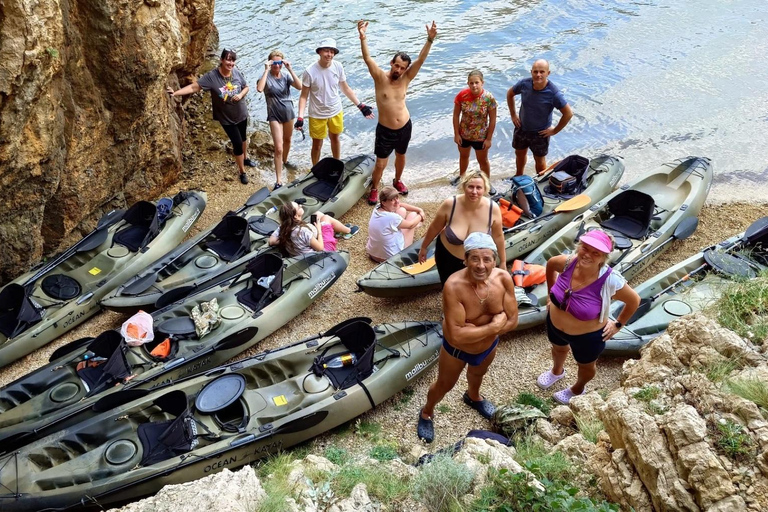 From Zagreb: Adriatic Sea Kayaking Adventure with Guide